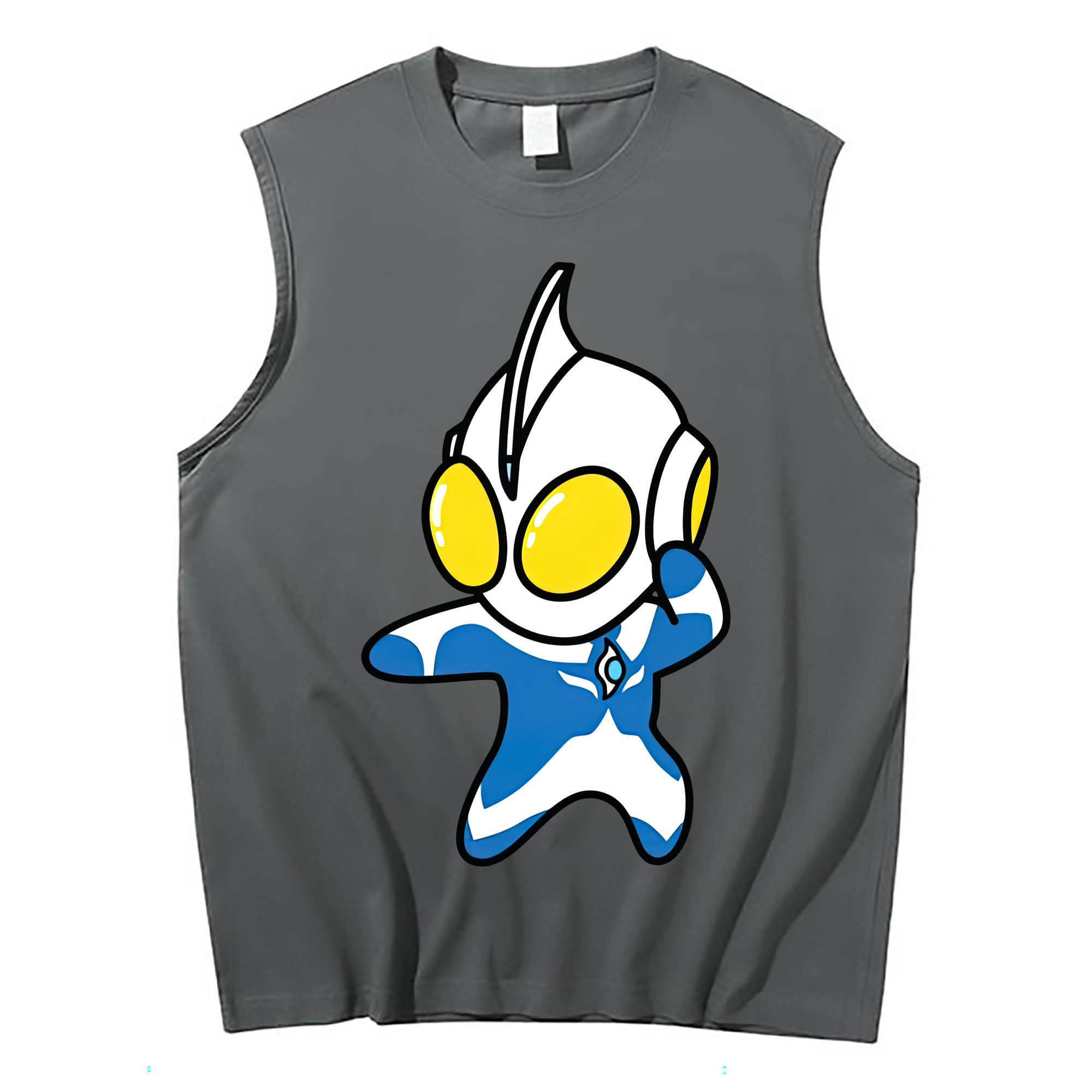 （画像用） ウルトラマン Ultraman コットン100％タンクトップ（フロントプリント）